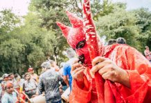 Desenterraron el Pujllay en el Mercado Artesanal