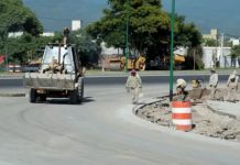 Etapa final de obras para habilitar el nexo vial entre avenida Arenales y ruta provincial 28