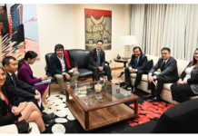 El Gobernador se reunió con directivos de la minera PLASA para avanzar en un proyecto sustentable de litio en el Salar de Diablillos