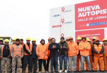 Comenzó la construcción de la nueva Autopista del Valle de Lerma y el canal conector pluvial