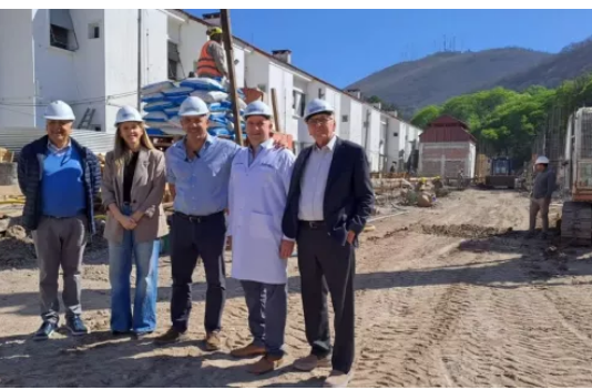 Avanzan las obras del Hospital San Bernardo
