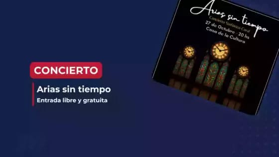 Se realizará una nueva edición del concierto Arias sin Tiempo