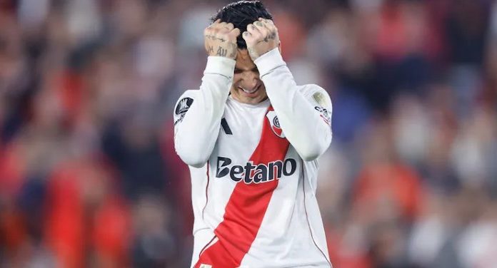 Preocupación en River: Driussi se realizará estudios por una molestia y podría perderse los próximos partidos