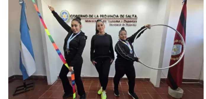 Salteñas brillaron en la competencia de gimnasia rítmica en las Olimpiadas Especiales