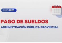 Los empleados públicos provinciales cobrarán el sueldo el 1 de agosto