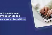 Prevención de los consumos problemáticos: una capacitación virtual para docentes